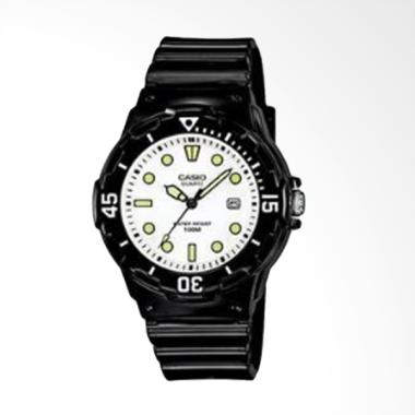 CASIO LRW 200H 7E1V Analog Karet Original Jam Tangan Wanita - Hitam