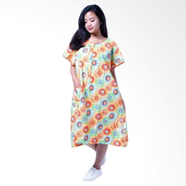 Mama Hamil DS 407 Matahari Cantik Baju Daster Hamil - Orange Mama Hamil DS 407 Matahari Cantik Baju Daster Hamil - Orange