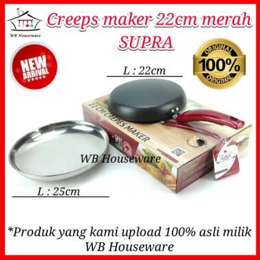 crepes maker 22cm / crepes pan anti lengket SUPRA