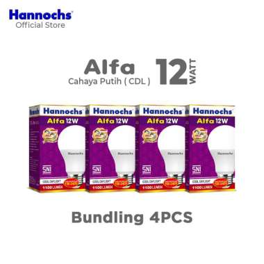 Hannochs LED Alfa CDL Lampu - Putih [12 W/ 4 pcs]