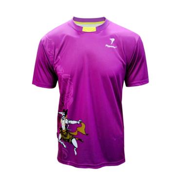 Flypower Lawu 2 Kaos Badminton - Purple Yellow