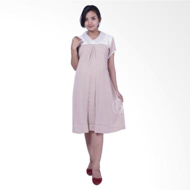 Mama Hamil DRO 869 Pesta Silk Brokat Shalsabila Baju Ibu Hamil dan Menyusui - White Cream Mama Hamil DRO 869 Pesta Silk Brokat Shalsabila Baju Ibu Hamil dan Menyusui - White Cream