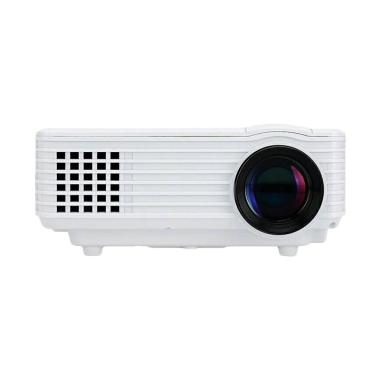 TOKUNIKU 805 HD Built in TV Tunner Mini LED Projector - White