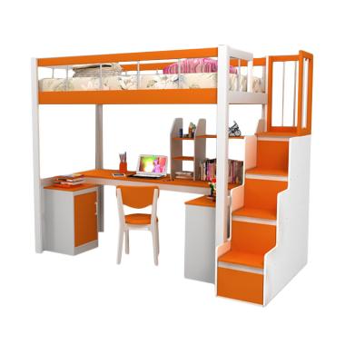 Funkids Candiss 01-100 TL WT-SO Tempat Tidur Anak - Orange