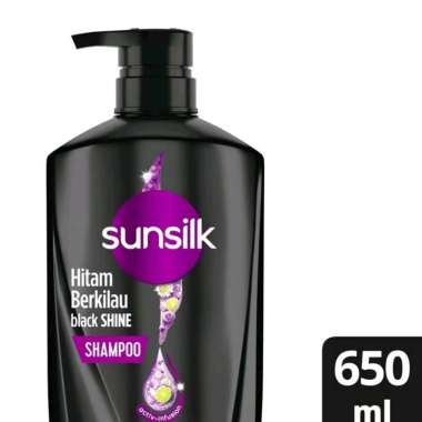 Promo Harga Sunsilk Shampoo Black Shine 680 ml - Blibli
