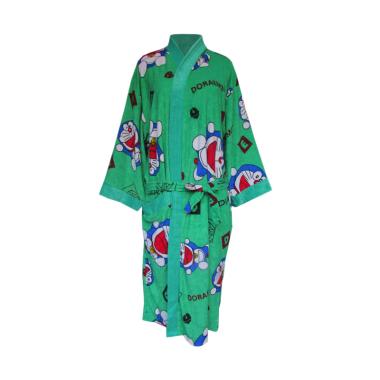 Handuk Kimono Karakter Doraemon Handuk Kimono Dewasa - Hijau Hijau