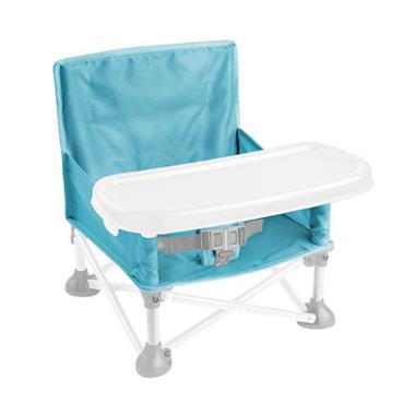 Summer 13530 Pop n' Sit Portable Booster Kursi Makan Bayi - Aqua