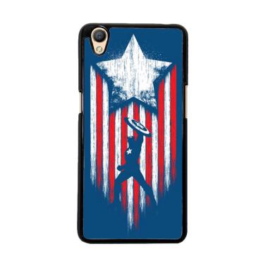 Flazzstore Captain America Blue O01 ... or Oppo Neo 9 or Oppo A37