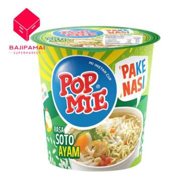 Promo Harga Indomie Pop Mie Instan Soto Ayam Pake Nasi 75 gr - Blibli