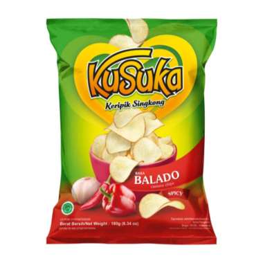 Kusuka Balado Keripik Singkong [180 g] Official Store