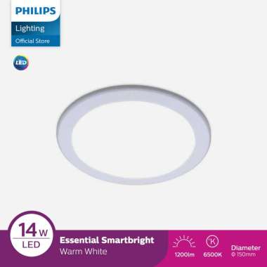 PHILIPS DN027B LED12/WW D150 RD Downlight LED Bohlam Lampu - Kuning Putih