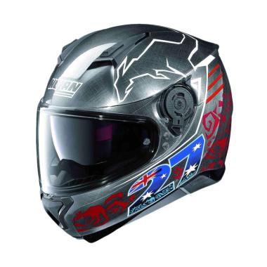 Nolan N87 Stoner S. Chrome 35 Helm Full Face XL