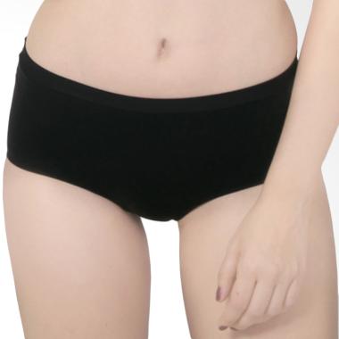 Raquel Lingerie Keisha High-Waist Panty Celana Dalam Wanita - Black