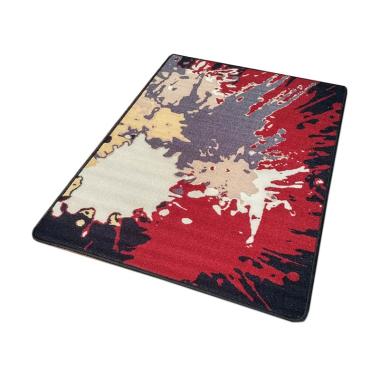 Modern Karpet 100 cm x 140 cm. Jupiter Abstrak JM09BK Gel Printed .