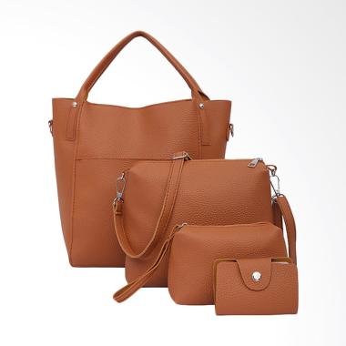 Lansdeal Four Hand Bag Set Tas Wanita - Brown