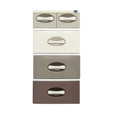 Rovega CKH 440 Kharisma Plastik Emp ... ari Kabinet - Cream Brown