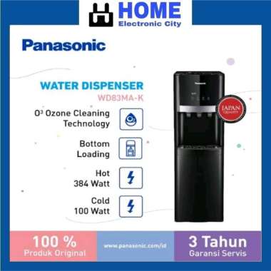 Panasonic NYWDB83MAK Dispenser Galon Bawah HITAM  POLOS