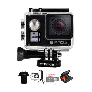 Brica B-PRO 5 Alpha Edition IIS AE2 ... ket Action Camera - Hitam