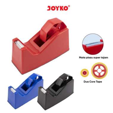 JOYKO Tape Cutter Tape Dispenser Pemotong Pita Perekat TD-103 Multicolor