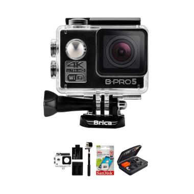 Brica B-Pro 5 Alpha Edition 1 4K AE ... wesome Action Cam - Hitam