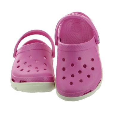 Crocs 11992 6FJ Duet Sport Clog Kids Sandal Anak Cewek