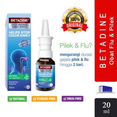 1902 Betadine Cold Defence nasal spray Dewasa Adult