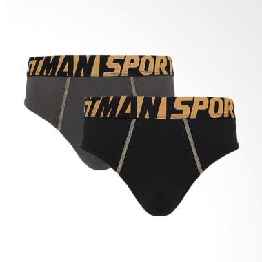 GT Man Sport Brief Celana Dalam Pri ... oft Yellow [SPKB05/2 pcs]