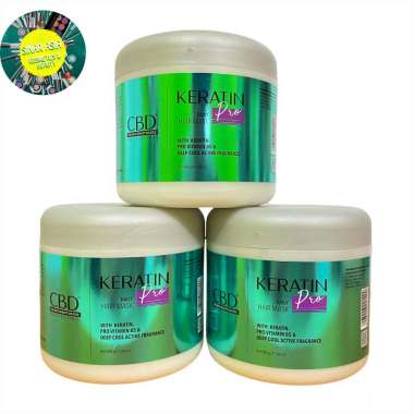 CBD Keratin Pro Daily Hair Mask / Masker Rambut Keratin - 500gr