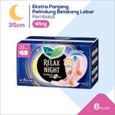 Laurier Relax Night 35 cm isi 6 Buah