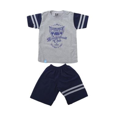 Elfs Shop Sablon Season 16 Katun Se ... Anak Laki Laki - Abu Muda