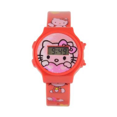 Hello Kitty DnB Collection Jam Tangan Digital Anak - Merah