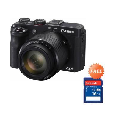 Canon G3X Mirrorless - RESMI + Free Sandisk SDHC 16GB