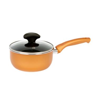Amalinda Itay Panci susu / sauce pan + tutup kaca (16 cm) - Origano