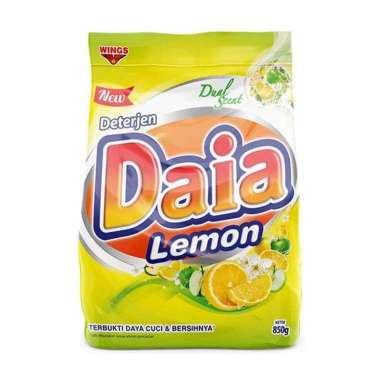 Promo Harga Daia Deterjen Bubuk Ekstrak Lemon 850 gr - Blibli