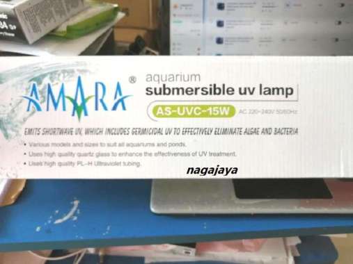 Lampu uv amara uvc 15 watt lampu anti lumut aquarium