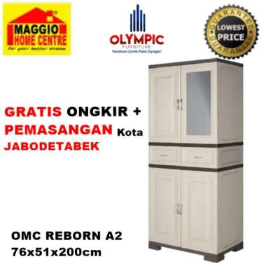 LEMARI PAKAIAN 2 PINTU - LEMARI PAKAIAN - OMC REBORN - OLYMPLAST