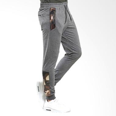 JCFASHION Eben Variasi Army Jogger Pant Pria - Dark Grey