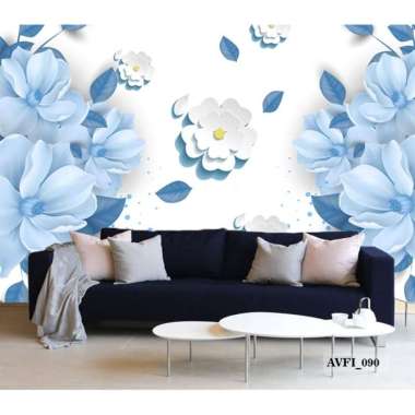 Wallpaper Dinding 3d Bunga Mawar Image Num 69