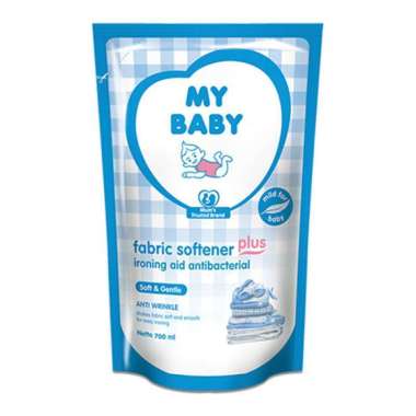 MY BABY FAB SOFTENER SOFT&GENT 700 ML/refil biru