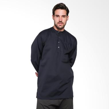 Papercut Men Fox Four Button Kemeja Lengan Panjang Pria - Grey