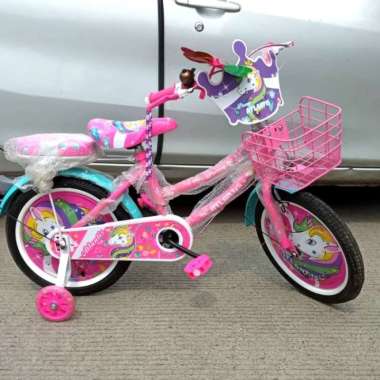 Mini 16 inch atlantis unicorn sepeda anak mink 16 atlantis unicorn