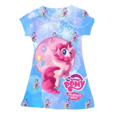 DRESS BAJU TIDUR ANAK 2-12 Tahun CEWEK PEREMPUAN LITTLE PONY / DRESS KUDA PONI / DASTER ANAK PREMIUM / HOME DRESS ANAK PREMIUM 7-9 tahun Little Pony 03