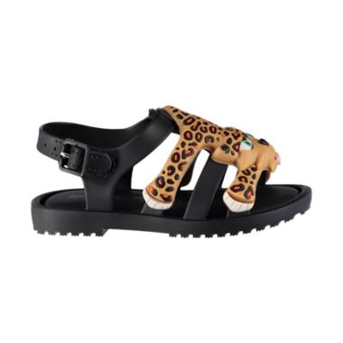 Mini Melissa Flox Jeremy Scott Sepatu Anak Perempuan - Black