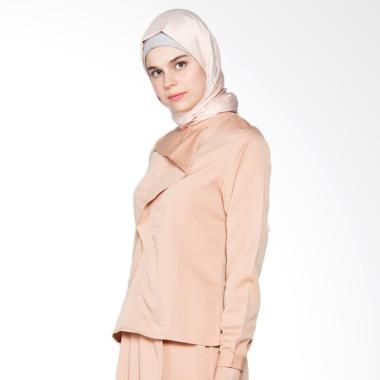 Covering Story Salima Top Blouse Muslim Atasan Wanita - Cream