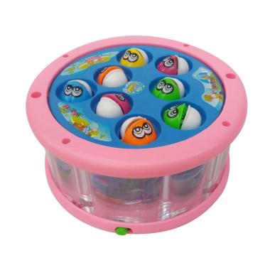 Momo Fishing Game Fun Master Aquarium Mainan Anak - Pink Biru