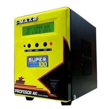 Alat Charger Aki Accu Cas Mobil Motor kapal truk jumbo besar BRT Smart Digital Imax 2 I-Max 100 Ampe