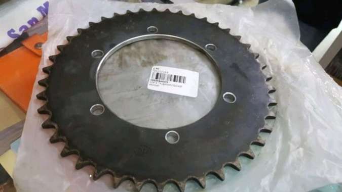 Sprocket Bahan Gir Mentah Baja Gear Buta 520 35 36 37 38 39 40 41 42 43 44 45 46 47 48 49 50 mata te