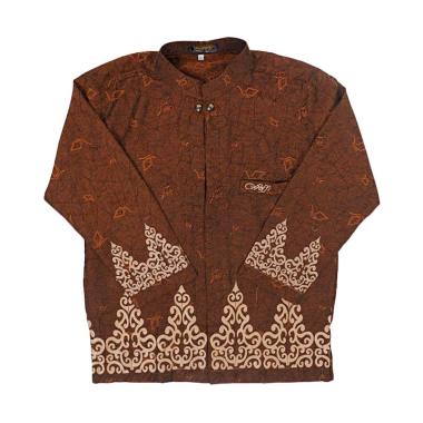 Woffi W-258 MS3-00-377 Panjang Atasan Muslim Anak Laki-Laki - Brown