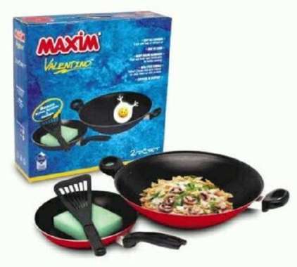 Maxim Valentino Set (Wok & Frying Pan)