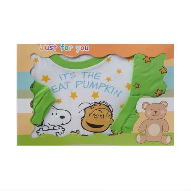MOMO Pumpkin Gift Set Pakaian Bayi Laki-laki - Hijau